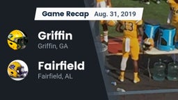 Recap: Griffin  vs. Fairfield  2019