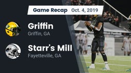Recap: Griffin  vs. Starr's Mill  2019