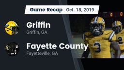 Recap: Griffin  vs. Fayette County  2019