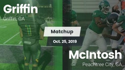 Matchup: Griffin  vs. McIntosh  2019