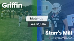Matchup: Griffin  vs. Starr's Mill  2020