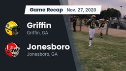 Recap: Griffin  vs. Jonesboro  2020