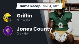 Recap: Griffin  vs. Jones County  2020