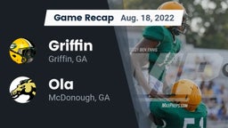 Recap: Griffin  vs. Ola  2022