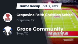 Recap: Grapevine Faith Christian School vs. Grace Community  2022