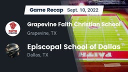 Recap: Grapevine Faith Christian School vs. Episcopal School of Dallas 2022