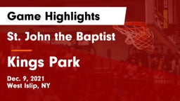 St. John the Baptist  vs Kings Park   Game Highlights - Dec. 9, 2021