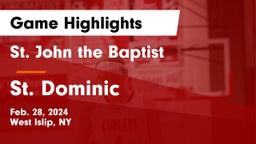 St. John the Baptist  vs St. Dominic  Game Highlights - Feb. 28, 2024