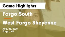 Fargo South  vs West Fargo Sheyenne  Game Highlights - Aug. 28, 2020