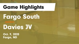 Fargo South  vs Davies JV Game Highlights - Oct. 9, 2020