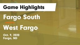 Fargo South  vs West Fargo  Game Highlights - Oct. 9, 2020