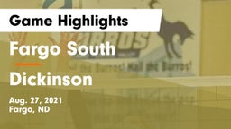 Fargo South  vs Dickinson  Game Highlights - Aug. 27, 2021