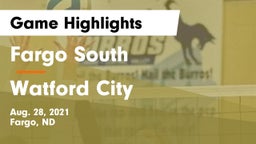 Fargo South  vs Watford City  Game Highlights - Aug. 28, 2021