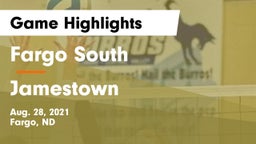Fargo South  vs Jamestown  Game Highlights - Aug. 28, 2021