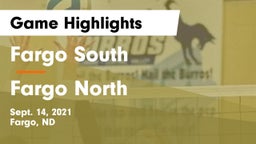 Fargo South  vs Fargo North  Game Highlights - Sept. 14, 2021