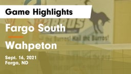 Fargo South  vs Wahpeton  Game Highlights - Sept. 16, 2021