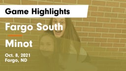 Fargo South  vs Minot Game Highlights - Oct. 8, 2021