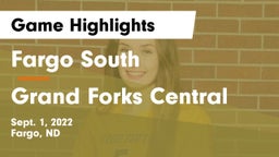 Fargo South  vs Grand Forks Central Game Highlights - Sept. 1, 2022