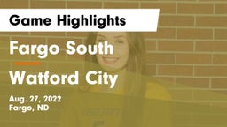 Fargo South  vs Watford City  Game Highlights - Aug. 27, 2022