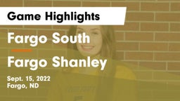 Fargo South  vs Fargo Shanley  Game Highlights - Sept. 15, 2022