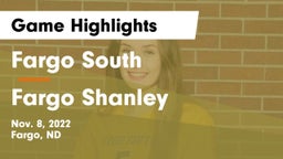 Fargo South  vs Fargo Shanley  Game Highlights - Nov. 8, 2022