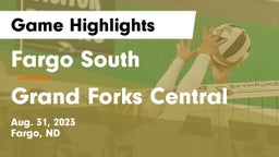 Fargo South  vs Grand Forks Central  Game Highlights - Aug. 31, 2023