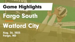 Fargo South  vs Watford City  Game Highlights - Aug. 26, 2023