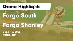 Fargo South  vs Fargo Shanley  Game Highlights - Sept. 19, 2023