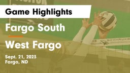 Fargo South  vs West Fargo  Game Highlights - Sept. 21, 2023