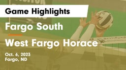 Fargo South  vs West Fargo Horace  Game Highlights - Oct. 6, 2023