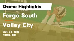 Fargo South  vs Valley City  Game Highlights - Oct. 24, 2023