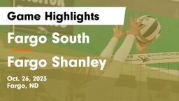 Fargo South  vs Fargo Shanley  Game Highlights - Oct. 26, 2023