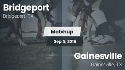 Matchup: Bridgeport High vs. Gainesville  2016