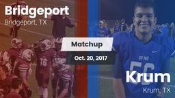 Matchup: Bridgeport High vs. Krum  2017