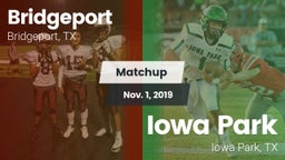 Matchup: Bridgeport High vs. Iowa Park  2019
