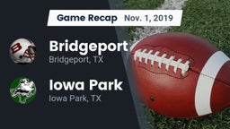 Recap: Bridgeport  vs. Iowa Park  2019
