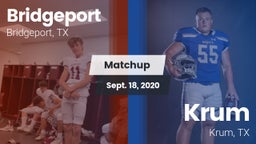 Matchup: Bridgeport High vs. Krum  2020