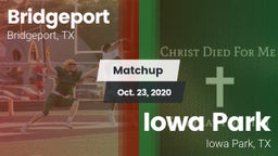 Matchup: Bridgeport High vs. Iowa Park  2020