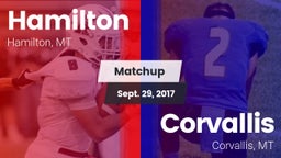 Matchup: Hamilton  vs. Corvallis  2017