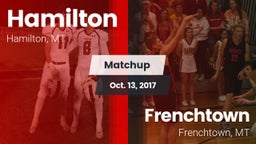 Matchup: Hamilton  vs. Frenchtown  2017