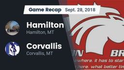 Recap: Hamilton  vs. Corvallis  2018