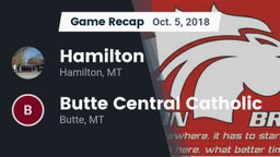 Recap: Hamilton  vs. Butte Central Catholic  2018
