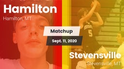 Matchup: Hamilton  vs. Stevensville  2020