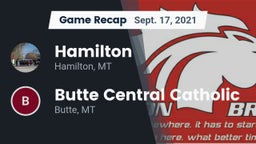 Recap: Hamilton  vs. Butte Central Catholic  2021