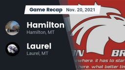Recap: Hamilton  vs. Laurel  2021