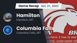 Recap: Hamilton  vs. Columbia Falls  2022
