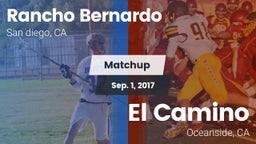 Matchup: Rancho Bernardo vs. El Camino  2017