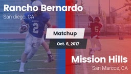 Matchup: Rancho Bernardo vs. Mission Hills  2017