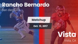 Matchup: Rancho Bernardo vs. Vista  2017