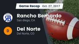 Recap: Rancho Bernardo  vs. Del Norte  2017